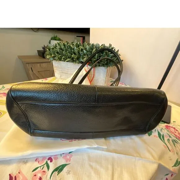 Coach Madison Madeline pebbled leather East/West Satchel silver hardware - Picture 6 of 9